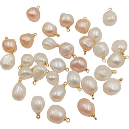 10 PCS /LOT 100% Nature freshwater loose pearl with baroque shape, big baroque shape pearl with hanging ,DIY PEARL BEADS