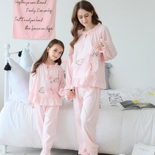 2019 Children Autumn/Summer Pajamas Clothing Set Floral Girls Sleepwear Suit Set Kids Long-sleeved+pant 2-piece Baby Clothes