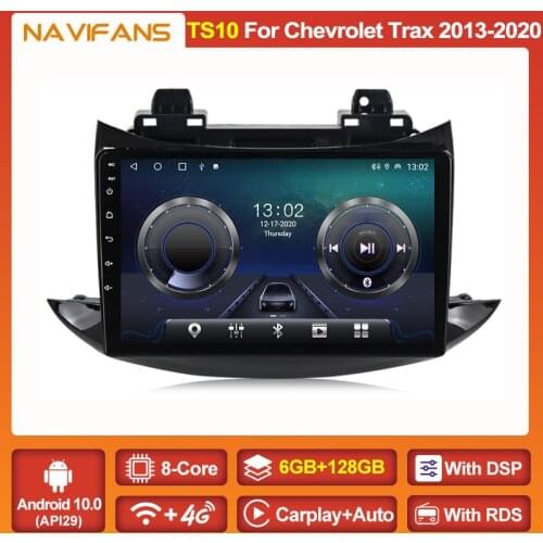 2DIN Android 11 Car Play Multimedia Video Radio Player For Chevrolet Chevy Trax 2013-2020 Navigation GPS Stereo Head Unit WIFI
