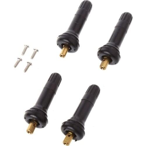 4 Pcs Rubber Valve Stem Tire Sensor Service Kit TPMS For Buick Ford Encore Cadillac dropshipping