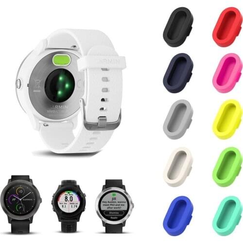 Colorful Silicone Dustproof Plug Cover Case for Garmin Vivoactive 3 Music element Accessories
