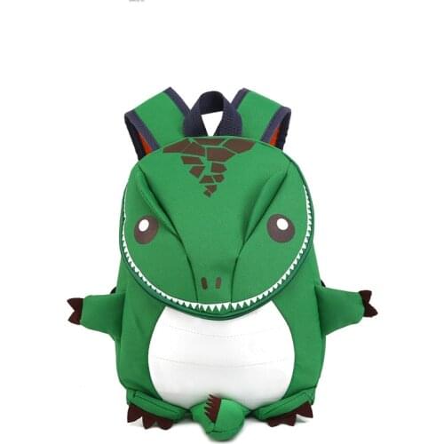 Baby Kids School Bags Waterproof Dinosaur Neoprene Children School Bags Boys Girls 3D Cartoon Bags for 2-5 Years Old