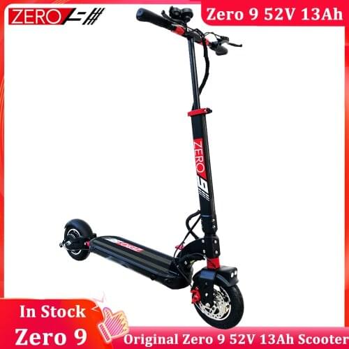 EU Stock Newest Original ZERO 9 52V 600W Scooter Lightness Electric Skateboard Instead Walking Scooter Speed 47km/h Mileage 60km