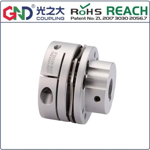 GMB Aluminum Alloy 8 Screws High Rigidity Single Step Double Diaphragm Keyway Series couplingD126L110;D104L102;D94L98;D87L94