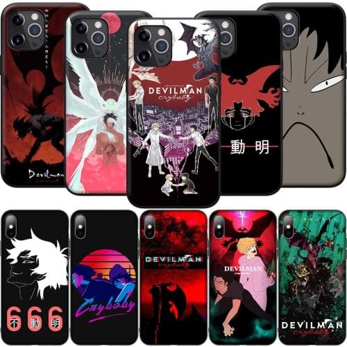 GX58 Devilman Crybaby Silicone Soft Case for iPhone 12 Mini 11 Pro XS Max XR X 8 7 6 6S Plus 5 5S SE 2020