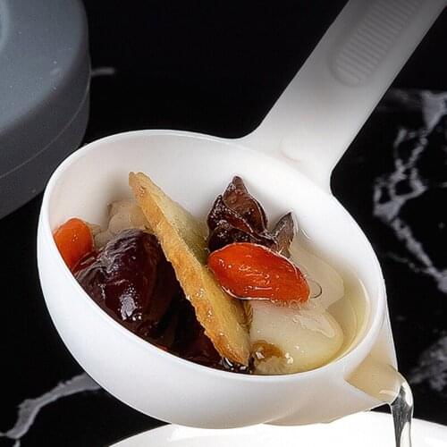 Rice Ladle 4 Colors 1Pcs Meal Dinner Scoops Tableware Colander Kitchen Strainer Antiskid Design Soup Spoon Long Stalk Spoon PP