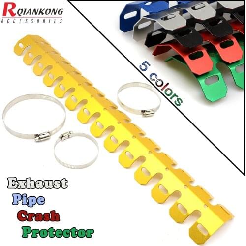 Moto Exhaust Muffler Pipe Leg Protector Dirt bike Motrcross Heat Shield Covers FOR Yamaha YZF 250 426 YZ 125 85 80 250 250f 450f