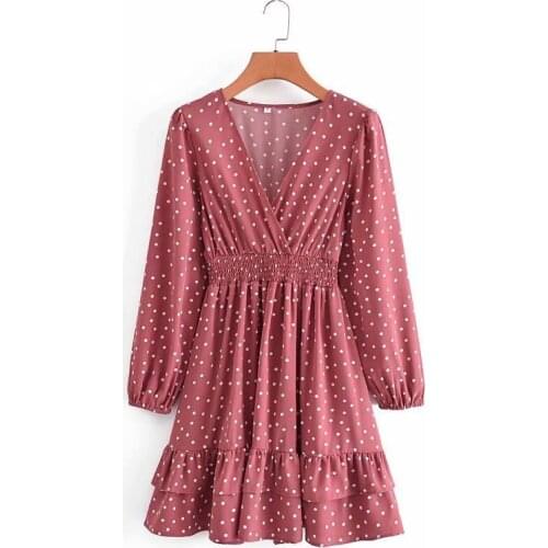 MUICHES Red Summer Dresses