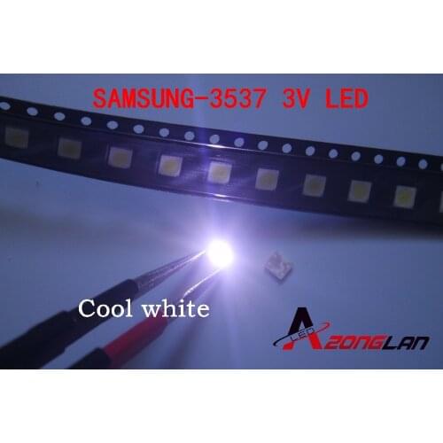 Wholesale 5000PCS Samsung LED TV Backlight SMD 1W 3537 3535 SMD LED Cool White 3V 300ma For Samsung TV Repair