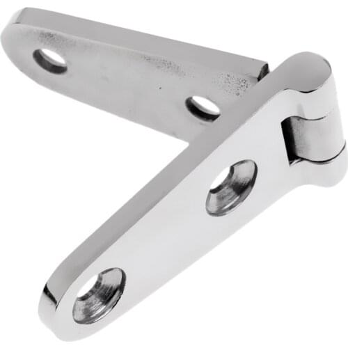 316 Stainless Steel Casting Strap Hinge Door Hinge for Boat RV 100mmx25mm