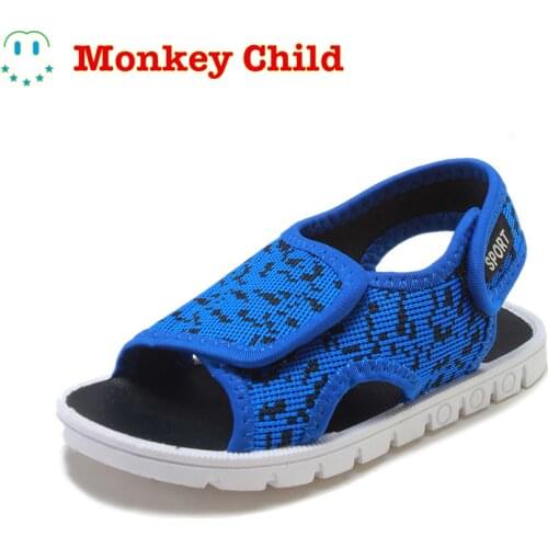 Comfortable Sandals Summer Sneakers Kids Shoes Infantil Boys Beach Sandals Casual Fashion Soft Flat Shoes Size 23-34
