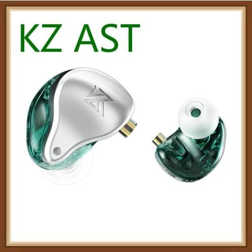 KZ AST 24 BA Balanced Armature Units HIFI Earphones Monitor DJ Headsets Noise Cancelling Earbuds 2PIN Cable KZ ASX AS16 ZAX ZSX