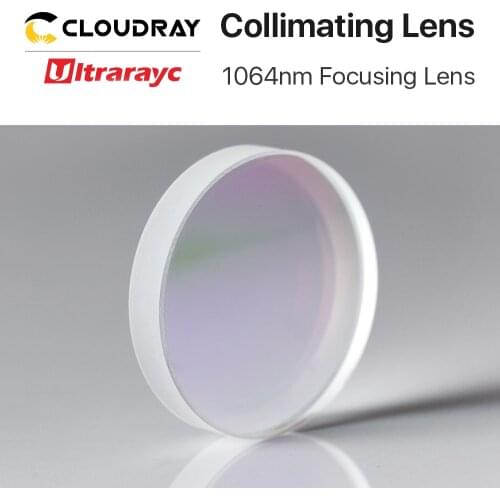Ultrarayc Focusing & Collimating Lens Dia. 25.4 28 38.1 42mm OEM Quartz Fused Silica 1064nm Fiber Laser Head