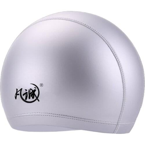 High Elastic Swimming Accessories Adults Men/Women Waterproof Fabric Protect Ears Long Hair Sports Swim Pool Hat Swimming Cap