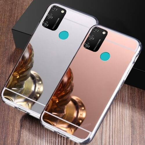 Soft Case for Huawei P40 Lite P30 P20 Pro Nova 7i 5T Y8P Y6S Y5 Y6 Y7 Y9 Prime 2019 honor 9A Luxury Plating Soft Mirror Cover