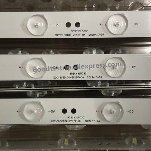 1lot=3pieces for LE-32E101 led backlight 303CY31503C ZDCY315D10M-ZC15F-04