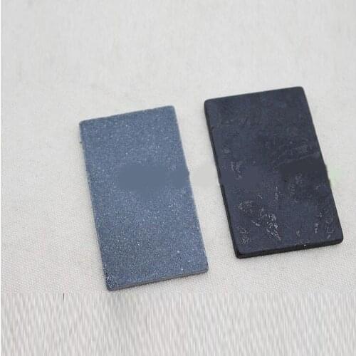 1pc Black Gray Gold Test Stone Jewelry Detecting Testing Tools 77x46x7mm
