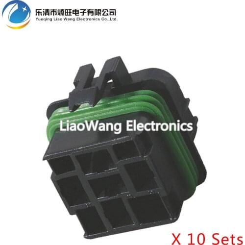 10 Sets 5 Pin waterproof connector made in China Automotive Connectors with Terminal DJ7057-6.5-21 5P