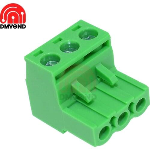 10Pcs KF2EDGK KF-3P 3PIN 3 PIN dIY kit ELECTRONIC Right Angle Plug-in Terminal Contor 5.08mm Pitch