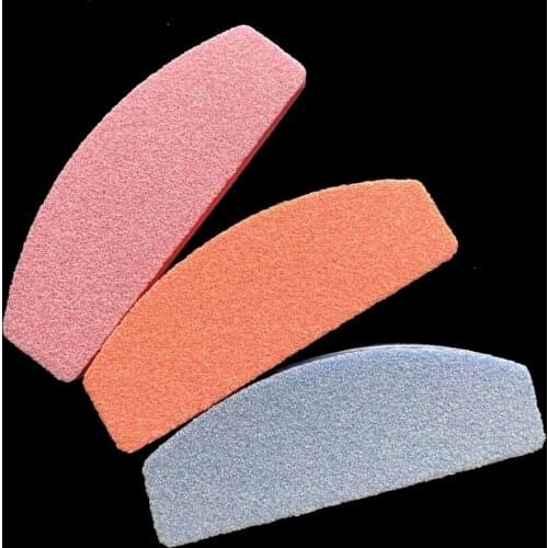 20pcs/lot random colour mini nail buffer file nail sanding file professional sponge nail file sponge boards 100/180
