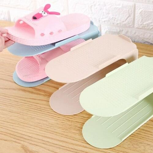 3 Level Adjustable Shoe Slots Organizer Space Saver Double Shoe Rack Storage Holder Easy Shoe Organizer for Closet Organization