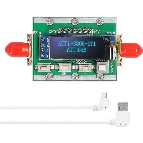HMC472 6-bit Digital Attenuator Module 5V USB Power Supplys Low Insertion Loss with 1M-3.8GHz Working Frequency Attenuator