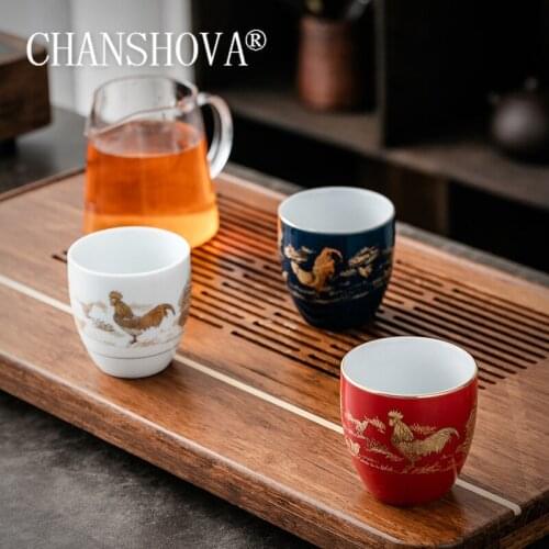CHANSHOVA 100/120ml Chinese retro style Ceramic personality tea set tea cup Coffee Cups China Porcelain H636