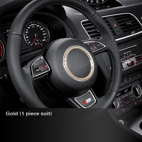 Steering wheel Crystal Decoration Ring For Audi A4L A6L A3 A5 Q3 Q5 Q7 Q5L