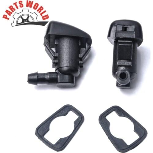 2PCS Front Windshield Washer Nozzles for 07-11 Ford Edge/07-10 Lincoln MKX OEM: 8S4Z-17603-AA 7T4Z-17603-A Spray Jet Kit
