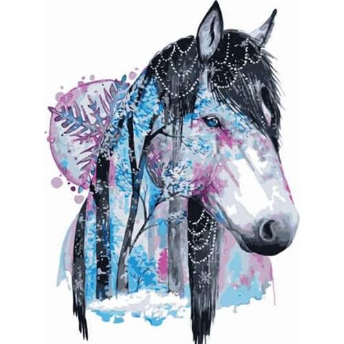 Olieverfschilderij Van Nummers Bloem Op Canvas Set Decor Voor Painting By Number Handgeschilderd Gift 40X50cm Multicolor Animal