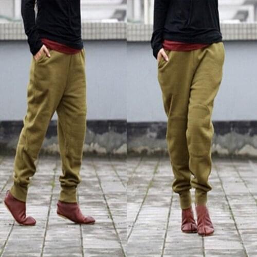 Jvzkass 2020 autumn and winter cotton fleece thick warm simple simple wild casual pants large size trousers wild trousers Z263