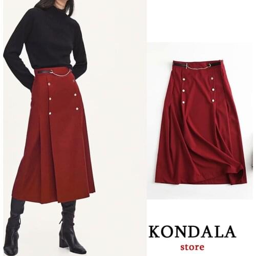 Женские юбки KONDALA China At AliExpress