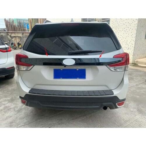 Door Rear Trunk Lid Black Molding Cover Trims For 2019-2021 Subaru Forester Decoration Style New 1PCS