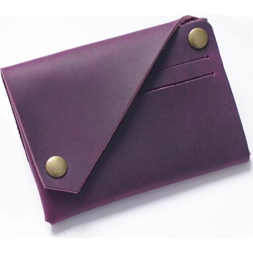 2021 Hot leather mens card holder brand wallet card holder wholesale handmade card id holders
