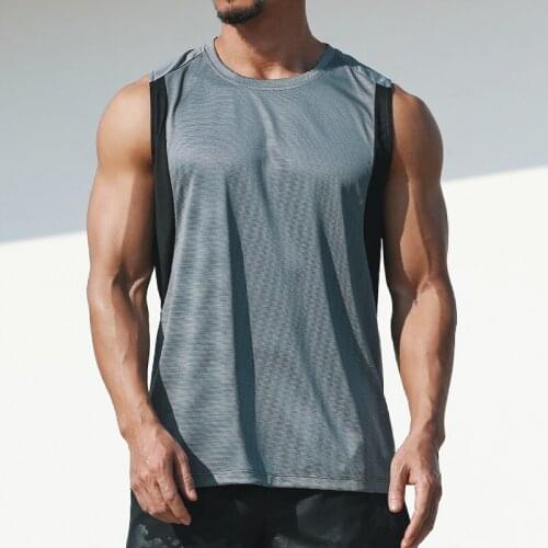 Tank Top Men Fitness Clothing Men Design Vest Sexy Sleeveless Workout Clothes for Men Gyms Bodybuilding Vest Summer 2021 Mens