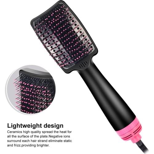 Multifunctional Wet and Dry Electric Heating Negative Ion Straight Hair and Curly Hair Portable Household Hair Dryer Comb