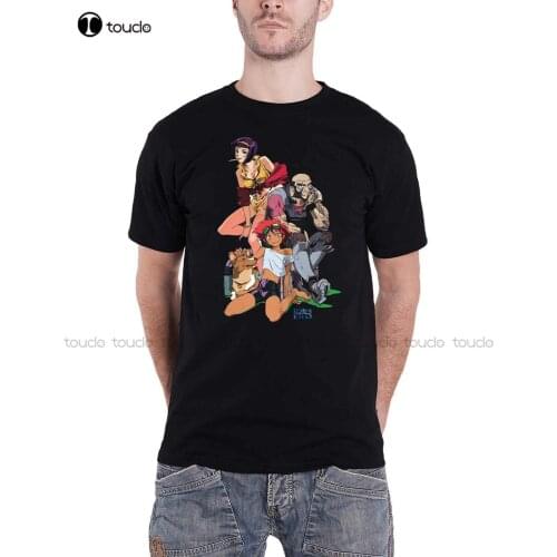 Cowboy Bebop T Shirt Group New Official Anime Mens Black big sister shirt