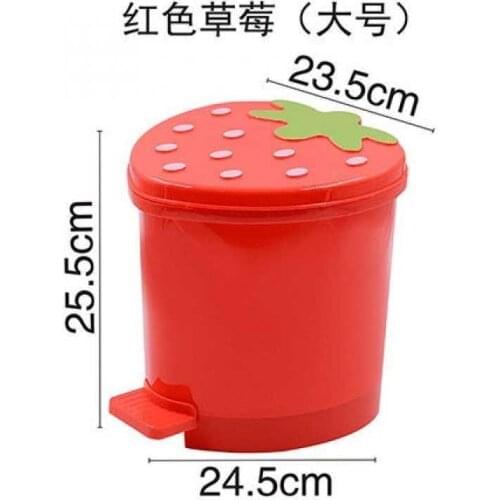 Plastic Trash Bin For Recycling Bins Bedroom Europe Modern Kitchen Storage Trash Can Rangement Cuisine Cleaning Tools BD50WB