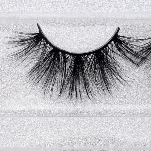 Visofree 25mm Lashes Fashion Soft 100% Human Hair False Eyelashes Adhesives Glamour Natural Long Eye lashes Makeup Beauty E82