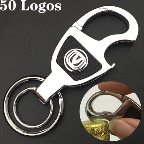 Corkscrew Car Keychain Key Ring For Changan Volkswagen VW Mazda Chevrolet Hyundai Subaru Volvo Peugeot Waist Trailer Key Chain