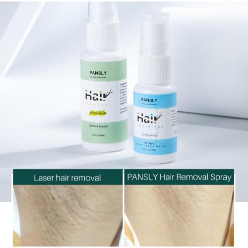PANSLY HAIR Grow Inhibitor Hair Suppressing Spray Mild Moisturizing Nourishing Lotion 20ML