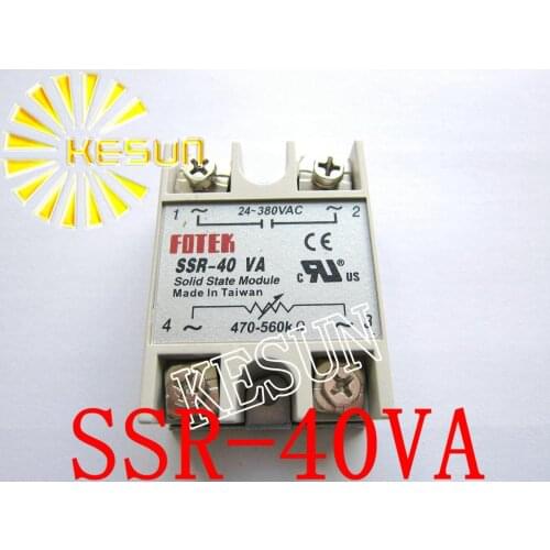 SSR-40VA 40A 470-560K ohm TO 24-380V AC SSR Solid State Relay Resistance Regulator x 10PCS
