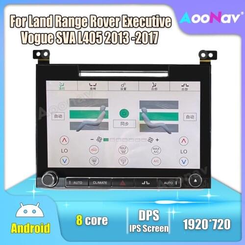 Stereo Screen For Land Range Rover Executive Vogue SVA L405 2013 2014 2015 2016 2017 Car Air Touch LCD Screen Condition Control