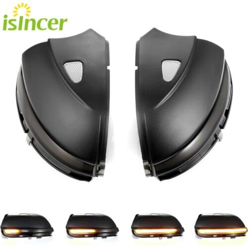 2Pcs LED Dynamic Rearview Mirror Indicator for VW Passat CC B7 Beetle Scirocco Jetta MK6 LED Side Wing Dynamic Turn Signal Light