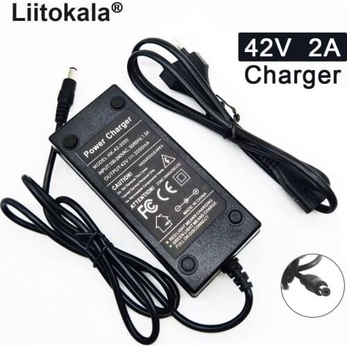 36V battery charger 42V 2A Charger 100-240V Input Lithium Li-ion Charger For 36V Electric Bike and wo-wheel Vehicle