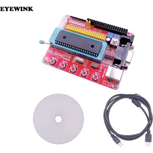 1PCS Mini System PIC Development Board + Microchip PIC16F877 PIC16F877A diy electronics