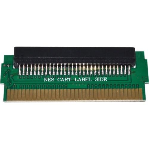 100pcs a lot Wholesale for FC 60 Pin to for NES 72 Pin Game Cartridge Adapter Converter PCBA with CIC chip installed