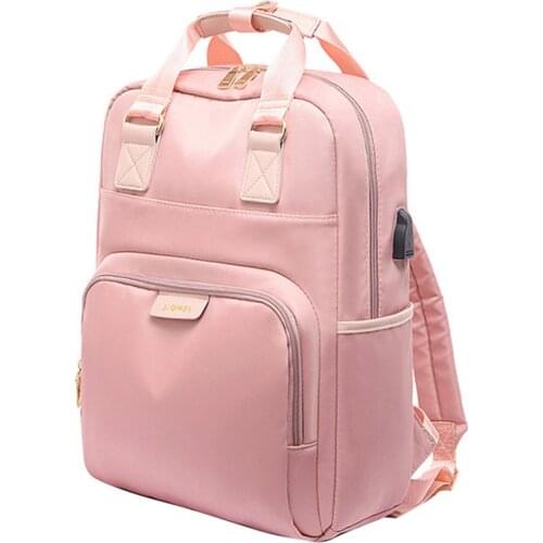 2019 Fashion New Women Backpack School Bag for Teenagers Girls pink Preppy style Bookbag Ladies Laptop Backpack Female Daily Bag