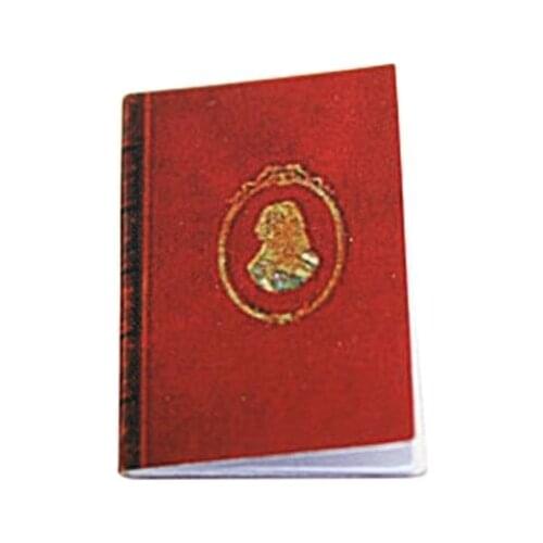 4Pcs 1/12 Miniature Scene Model Dollhouse Accessories Mini Book Paper Notebook Children Toys Birthday Gifts Y4UD