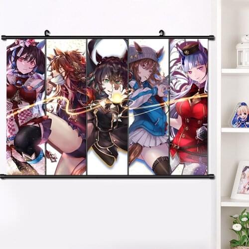Anime Manga Pretty Derby El Condor Pasa Vodka HD Wall Scroll Painting Beautiful Girls Persona Poster Decor Collectible Art Gift